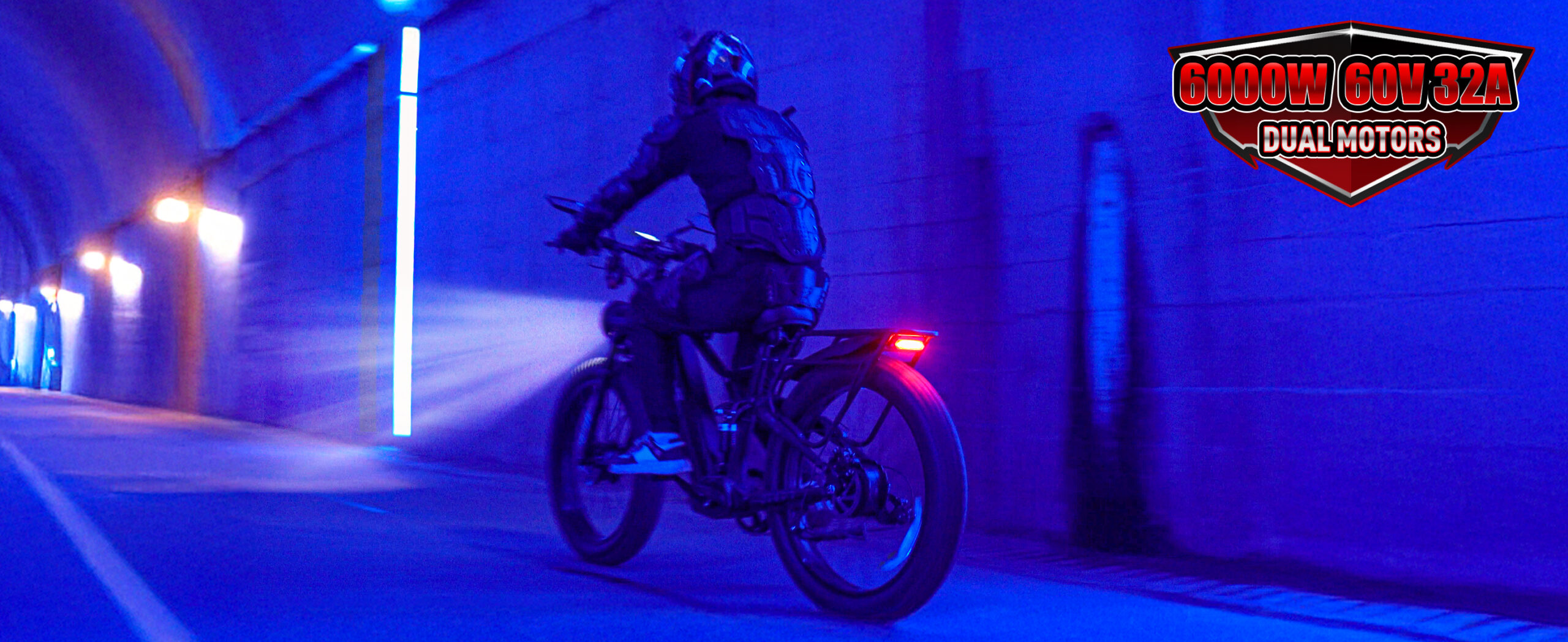 EcoE 6000W Dual Motor Electric Bike for Adults 52MPH with 60V32A, 26×4 Fat Tire All Terrain Ebikes, Full Suspension E Bike, SHM 7-Speed Gear Electric Bicycle