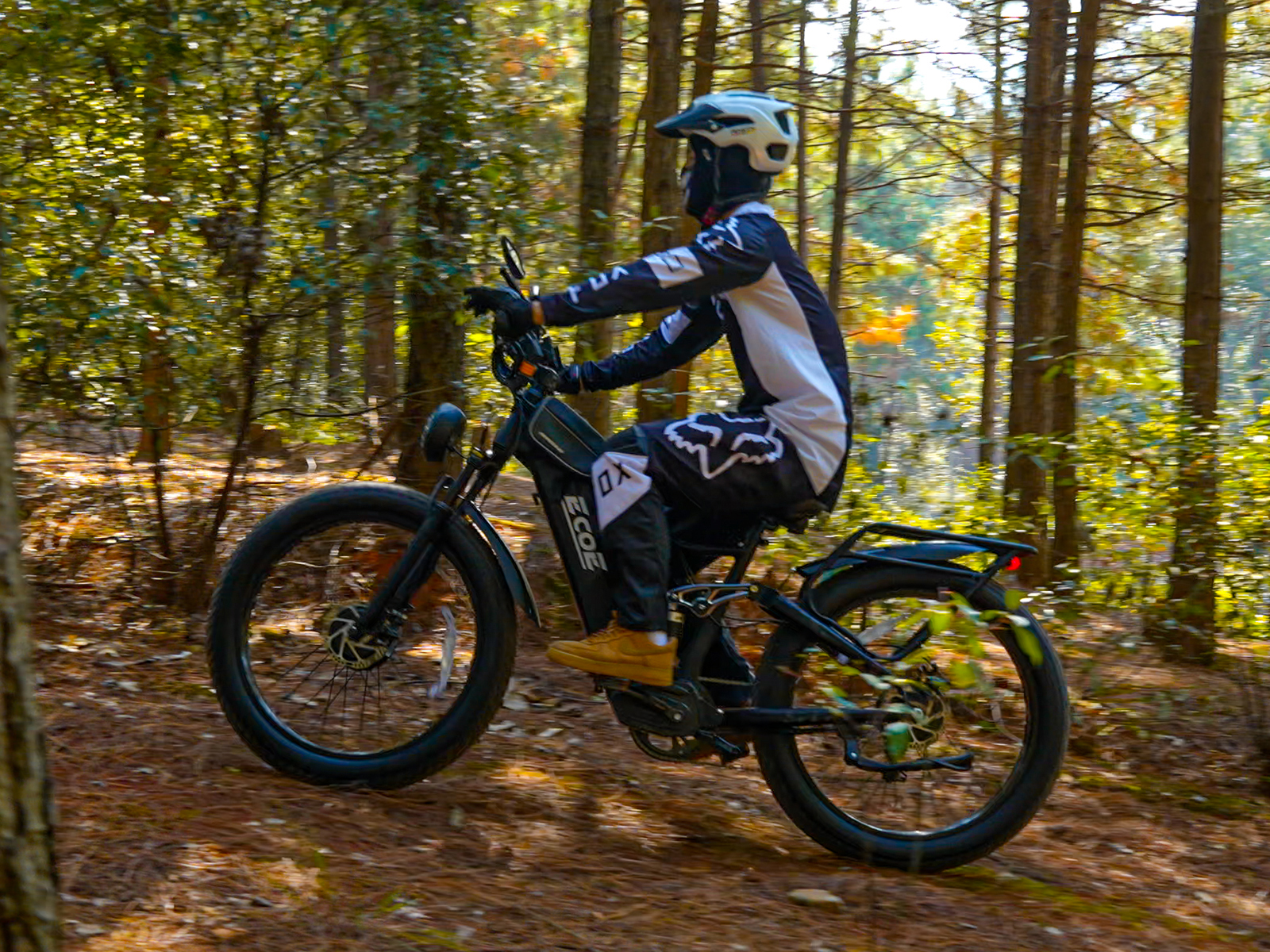 10000W Dual Motor Electric Bike for Adults 52MPH with Charge Voltage 63v Battery, 26×4 Fat Tire All Terrain Ebikes, Full Suspension E Bike, SHM 7-Speed Gear Electric