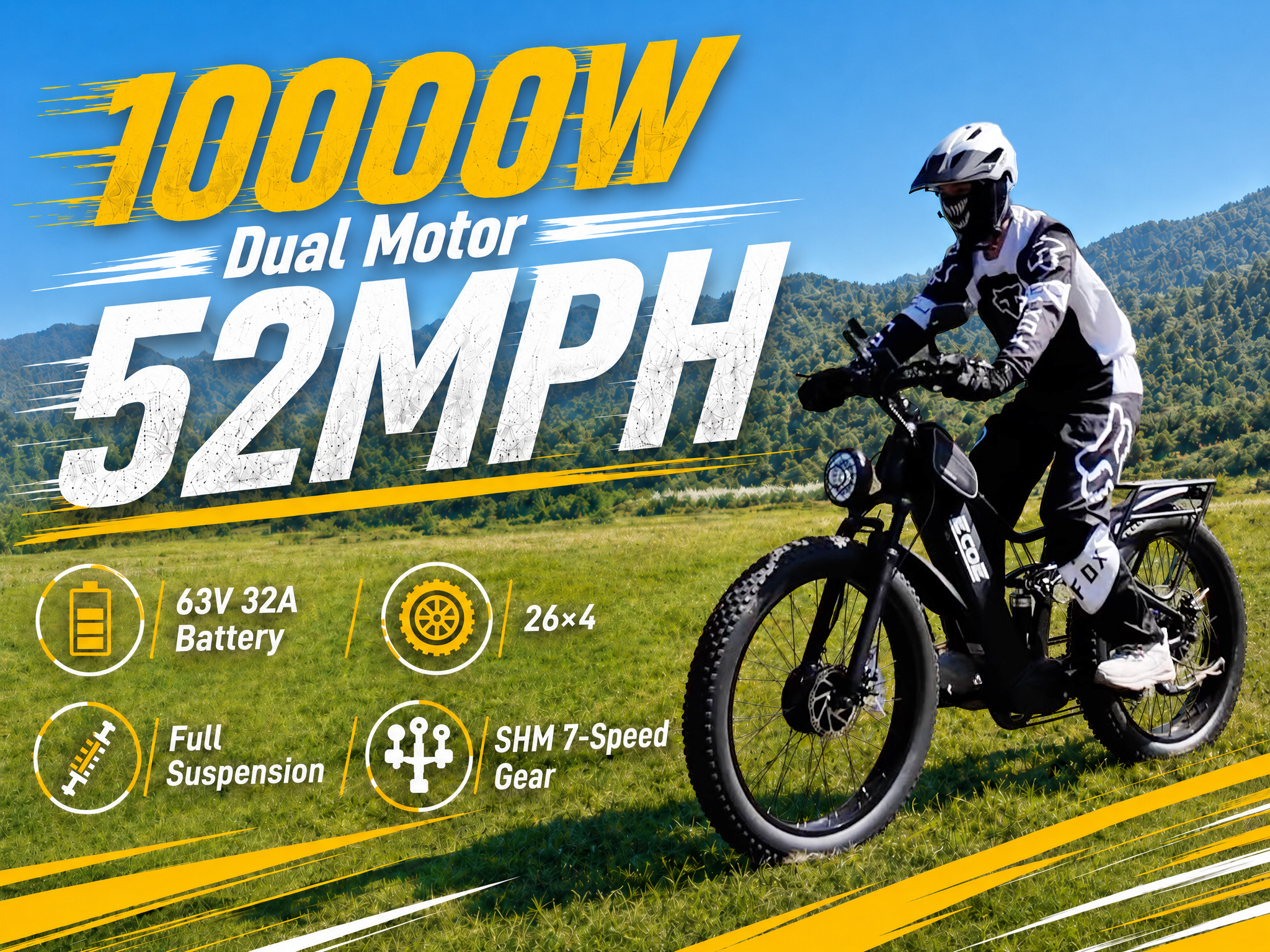 EcoE 9000W vs 10000W Electric Bikes: Which One Should You Choose?